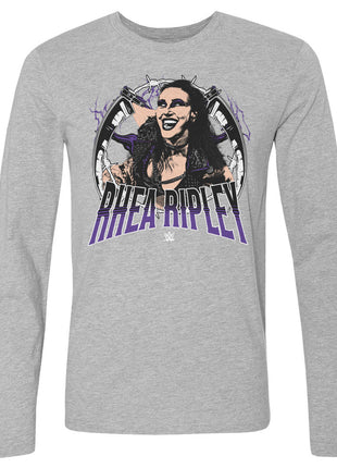 Rhea Ripley Posterize Men's WWE Long Sleeve T-Shirt