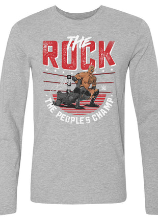 The Rock Sharpshooter WWE Men's Long Sleeve T-Shirt