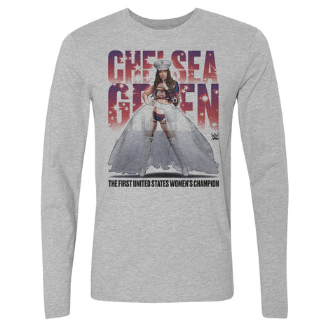 Chelsea Green Stars Men's WWE Long Sleeve T-Shirt