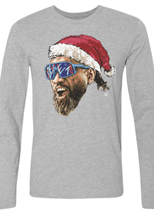Jey Uso YEET Santa Hat Men's WWE Long Sleeve T-Shirt