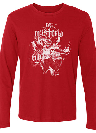 Rey Mysterio Mono WWE Men's Long Sleeve T-Shirt