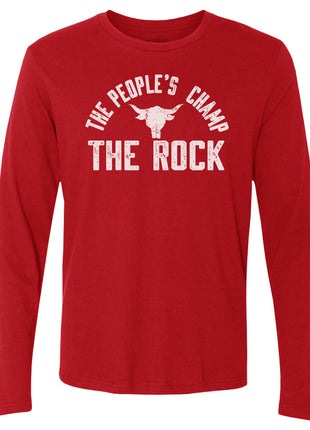 The Rock The People's Champ Logo WHT