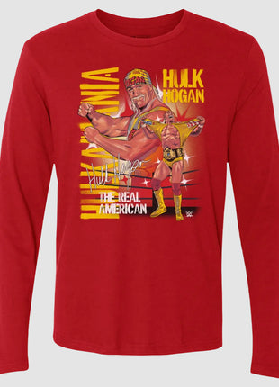 Hulk Hogan The Real American Men's WWE Long Sleeve T-Shirt