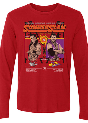 SummerSlam 1995 Match Poster Men's WWE Long Sleeve T-Shirt