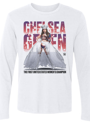 Chelsea Green Stars Men's WWE Long Sleeve T-Shirt