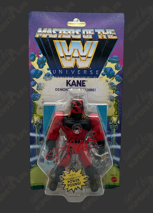 Kane signed WWE Masters of the Universe Action Figure