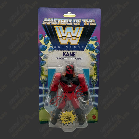 Kane signed WWE Masters of the Universe Action Figure