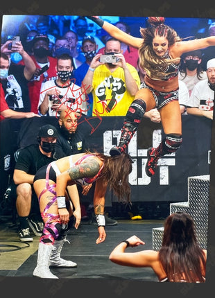 Britt Baker signed 16x20 Photo