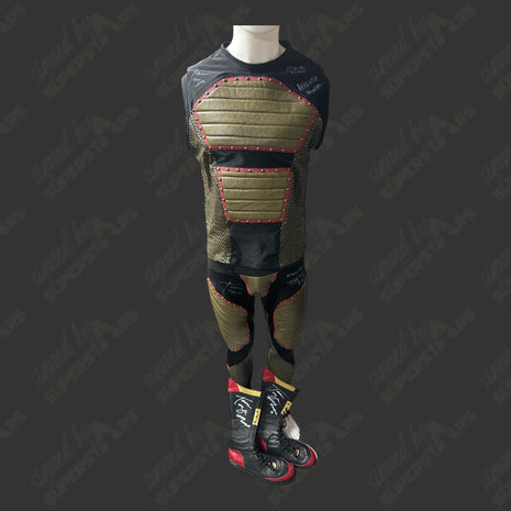 Tama Tonga signed Ring Worn Shirt, Tights & Boots (NJPW Wrestle Kingdom 14)
