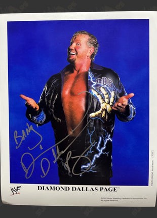 Diamond Dallas Page signed 16x20 Photo