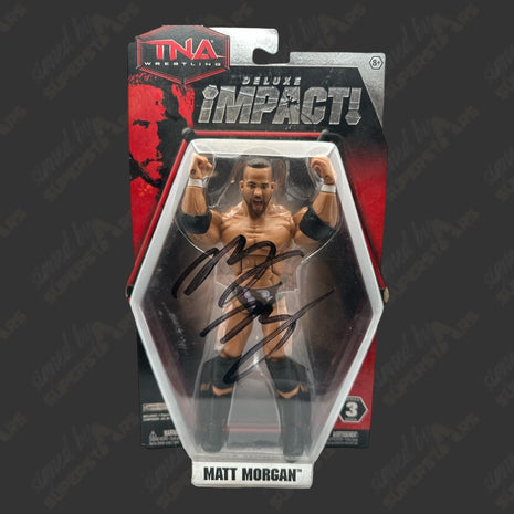 Matt Morgan signed TNA Impact Series 3 Action Figure