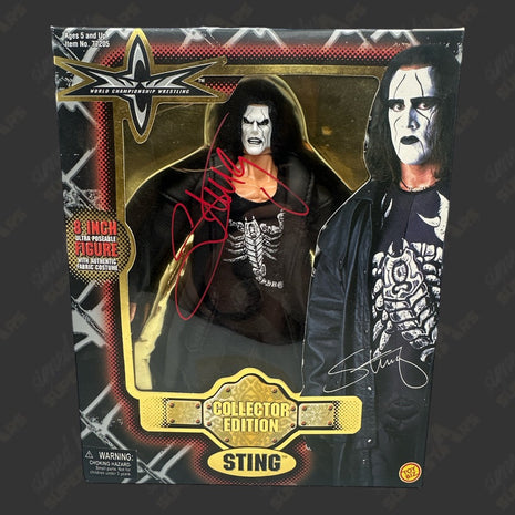 Sting signed WCW Collector Edition Action Figure
