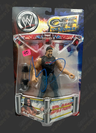 Al Snow signed WWE Off the Ropes Action Figure