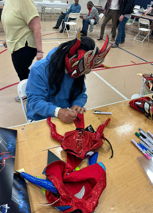 Jushin Liger signed Replica Mask (w/ JSA)