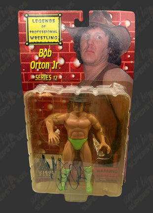 Bob Orton signed Legends of Wrestling Series 12 Action Figure