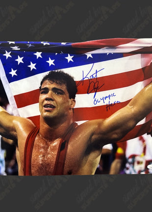 Kurt Angle signed 16x20 Photo (w/ JSA)