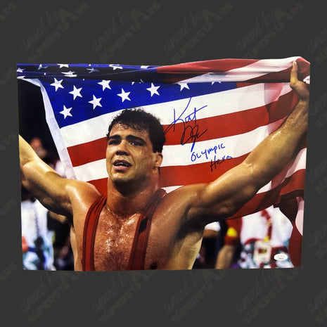 Kurt Angle signed 16x20 Photo (w/ JSA)