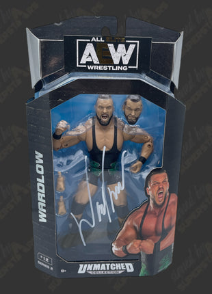 Wardlow signed AEW Unmatched Series 2 Action Figure