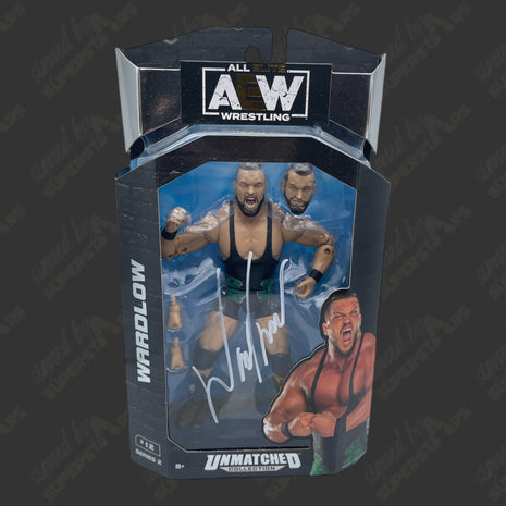 Wardlow signed AEW Unmatched Series 2 Action Figure