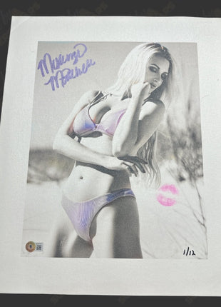 McKenzie Mitchell signed & kissed 16x20 Canvas (w/ Beckett)