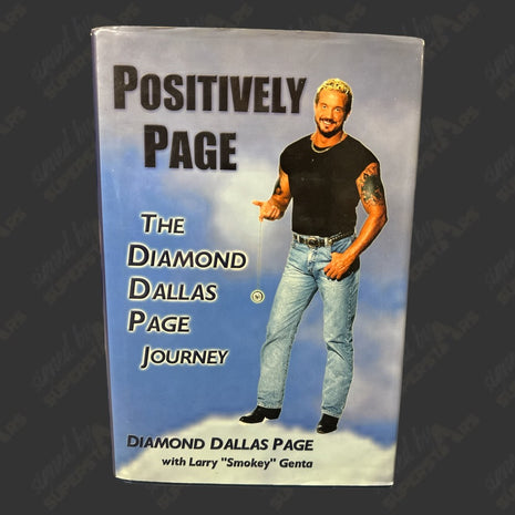 Diamond Dallas Page signed Positively Page Book