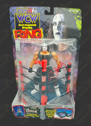 Sting signed WCW Ring Fighters Action Figure