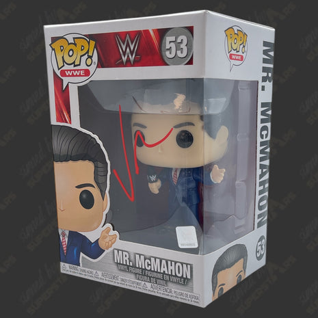 Vince McMahon signed WWE Funko POP Figure #53 (w/ JSA)
