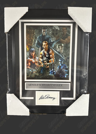 Arnold Schwarzenegger signed Framed Plaque