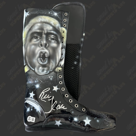 Ric Flair signed Replica Wrestling Boot (w/ Beckett)