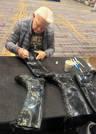 Ricky Steamboat signed Replica Wrestling Boot (w/ Beckett)
