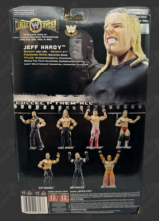 Jeff Hardy signed WWE Jakks Classic Superstars Action Figure