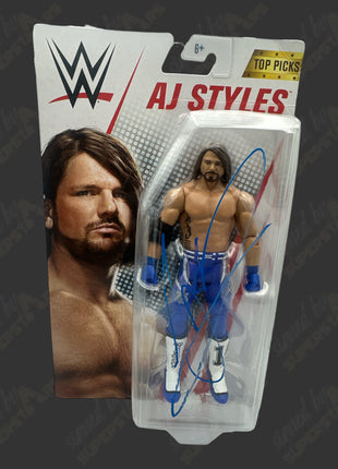 AJ Styles signed WWE Action Figure