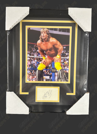 Kerry Von Erich signed Framed Plaque