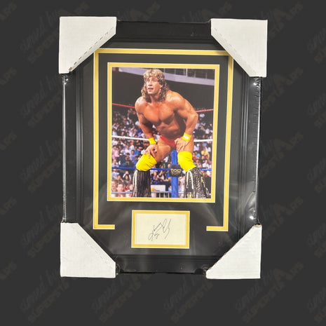 Kerry Von Erich signed Framed Plaque
