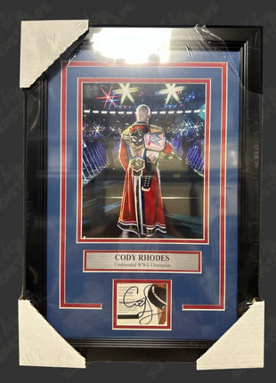 Cody Rhodes signed 14x21 Framed Plaque