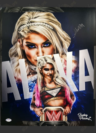 Alexa Bliss signed 16x20 Photo (w/ PSA)