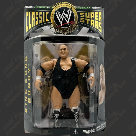Figura de acción de Jakks Classic Superstars de la WWE firmada por King Kong Bundy