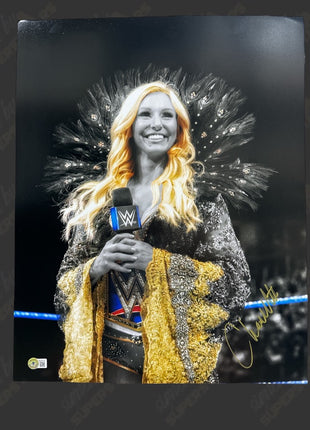 Charlotte Flair signed 16x20 Photo (w/ Beckett)