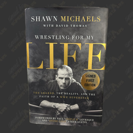 Shawn Michaels signed Wrestling For My Life Book