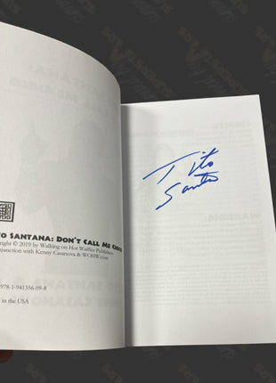 Tito Santana signed Don't Call Me Chico Book