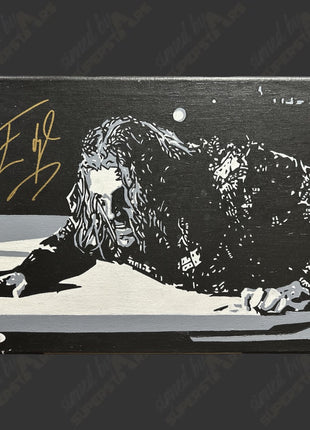 Edge signed 12x16 Hand Painted Canvas Art (w/ JSA)