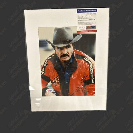 Burt Reynolds signed 8x10 Photo Matted & Framed (w/ PSA)