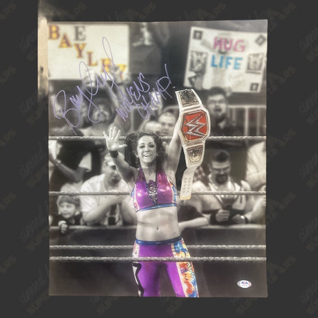 Bayley signed 16x20 Photo (w/ PSA)