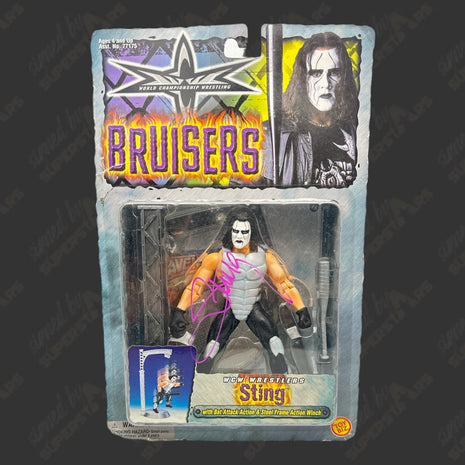 Sting signed WCW Bruisers Action Figure