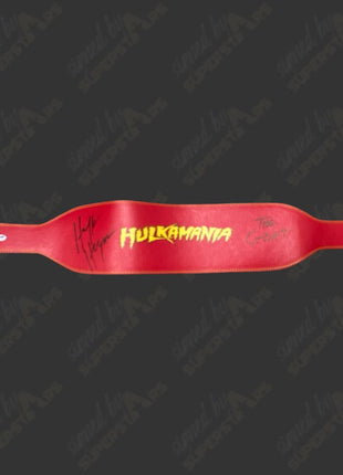 Cinturón de peso Hulkamania firmado por Hulk Hogan (con anuncio de servicio público)