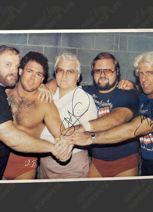 Ric Flair & JJ Dillon dual signed 16x20 Photo