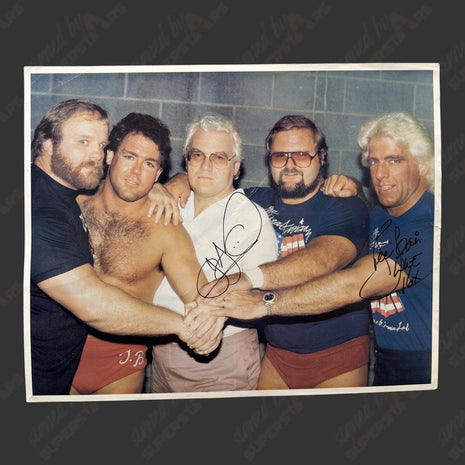 Ric Flair & JJ Dillon dual signed 16x20 Photo