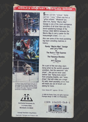 Macho Man Randy Savage signed Randy Savage VHS Tape (w/ PSA)