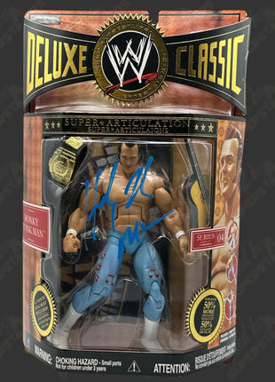 Figura de acción de superestrellas clásicas de lujo de Jakks de la WWE firmada por Honky Tonk Man