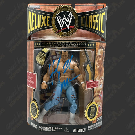 Figura de acción de superestrellas clásicas de lujo de Jakks de la WWE firmada por Honky Tonk Man
